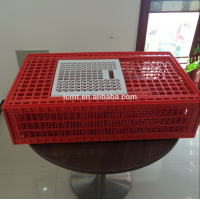 best selling Plastic live chicken transport cage for the slaughter farm