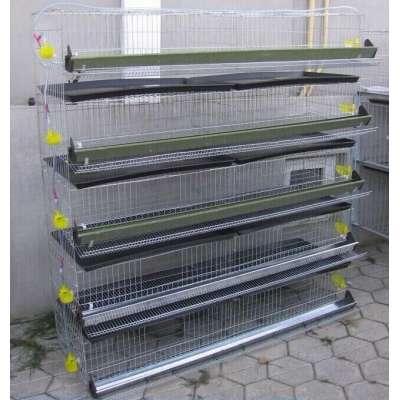 pvc coating wire mesh layer quail cages for sale (ISO9001 factory)