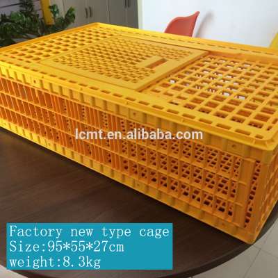 High Quality Plastic Live Chicken Crate Poultry Transport Cage with PP or PE or HDPE