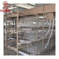 H type automatic battery broiler chicken cage for Kenya farm equipment